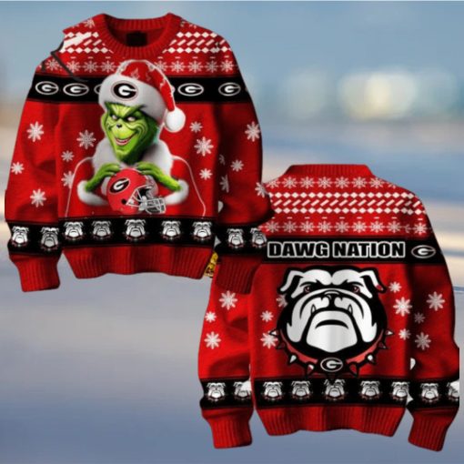 The Grinch Georgia Bulldogs Dawg Nation Ugly Sweater