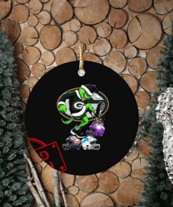 The Grinch Green Bay Packers Stomp On NFL Teams Christmas Ornament