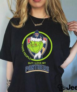 The Grinch I Hate People But I Love My Florida Panthers Shirt