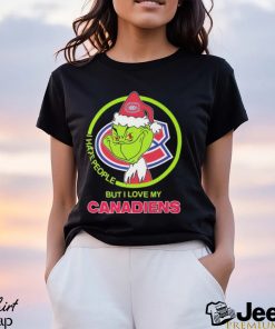 The Grinch I Hate People But I Love My Montreal Canadiens Logo T Shirt