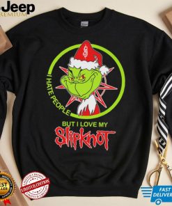 The Grinch I Hate People But I Love My Slipknot Shirt