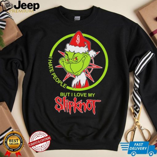 The Grinch I Hate People But I Love My Slipknot Shirt