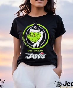 The Grinch I Hate People But I Love My Winnipeg Jets Logo T Shirt