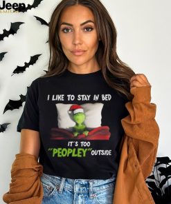 The Grinch I Like To Stay In Be In Christmas Days Classic T Shirt