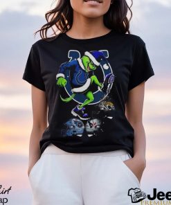 The Grinch Indianapolis Colts Stomp On Nfl Teams Christmas Tee Shirt