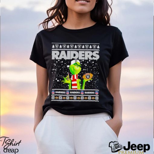 The Grinch Las Vegas Raiders shirt topaz enhance shirt