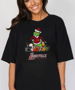 The Grinch Louisville Cardinals Football Christmas 2023 T shirt