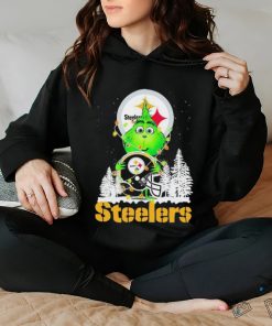 The Grinch Love Helmet Pittsburgh Steelers christmas shirt