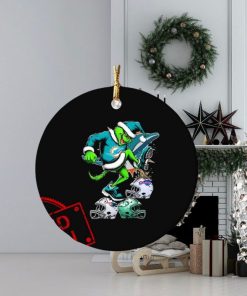 The Grinch Miami Dolphins Stomp On NFL Teams Christmas Ornament