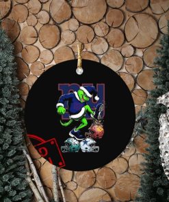 The Grinch New York Giants Stomp On NFL Teams Christmas Ornament