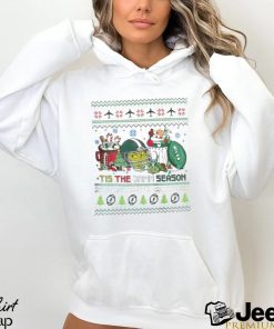 The Grinch New York Jets NFL Tis The Damn Season Ugly Christmas Shirt