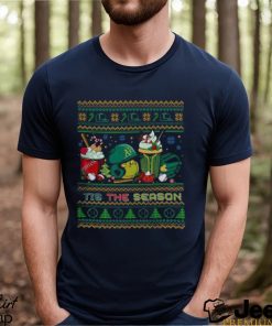 The Grinch Oakland Athletics Tis The Damn Season Ugly Christmas Shirt