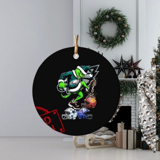 The Grinch Philadelphia Eagles Stomp On NFL Teams Christmas Ornament