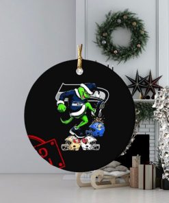 The Grinch Seattle Seahawks Stomp On NFL Teams Christmas Ornament