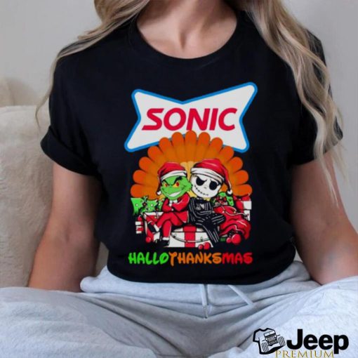 The Grinch Sonic Hallothanksmas 2023 Shirt