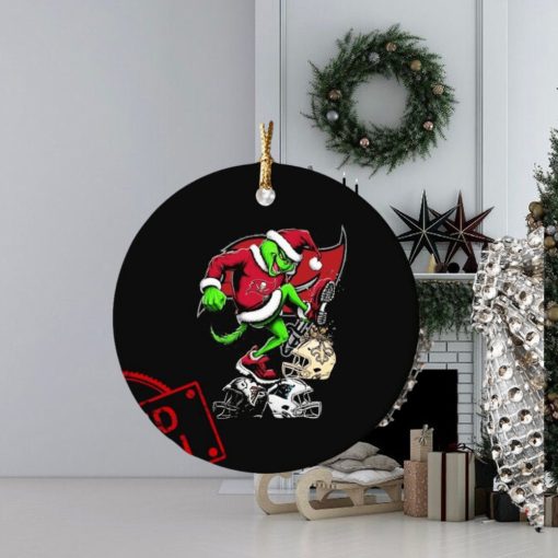 The Grinch Tampa Bay Buccaneers Stomp On NFL Teams Christmas Ornament