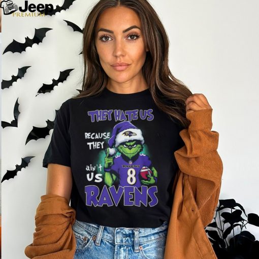 The Grinch They Hate Us Because Ain’t Us Baltimore Ravens Classic T Shirt