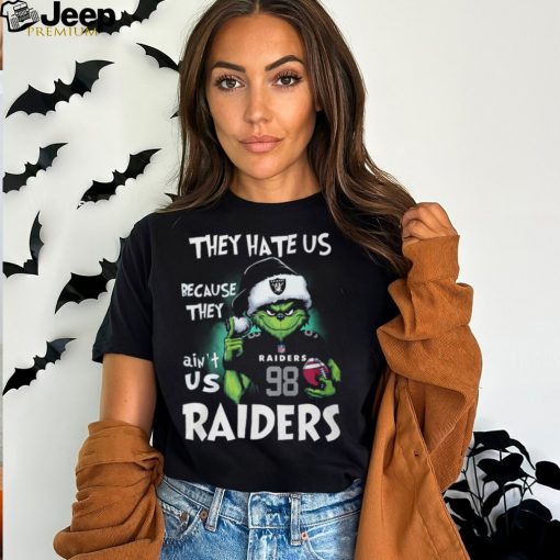 The Grinch They Hate Us Because Ain’t Us Las Vegas Raiders Classic T Shirt