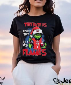 The Grinch They Hate Us Because Ain’t Us Liberty Flames Christmas Shirt