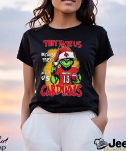 The Grinch They Hate Us Because Ain’t Us Louisville Cardinals Christmas Shirt