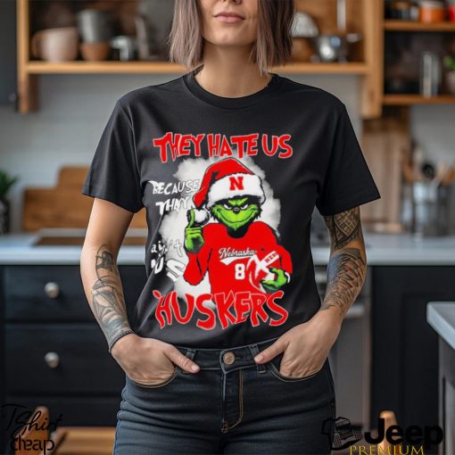 The Grinch They Hate Us Because They Ain’t Us Nebraska Huskers Volleyball Shirt