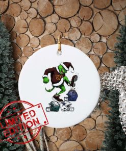 The Grinch Washington Commanders Stomp On NFL Teams Christmas Ornament