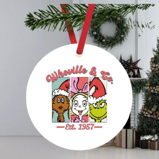 The Grinch Whoville & Co Est 1957 ornament