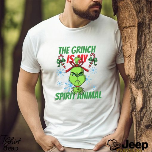 The Grinch is My Spirit Animal Christmas Shirt