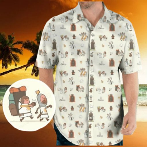 The Holy Grail Pattern Monty Python Hawaiian Shirt