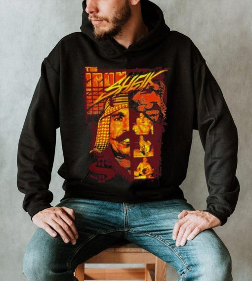 The Iron Sheik Vintage Iron Sheik Hoodie Shirt