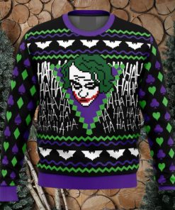 The Joker Ugly Christmas 3D Sweater Gift For Men And Women