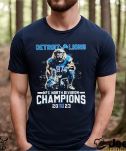 The King Lions Detroit Lions 2023 NFC North Division Champions Shirt