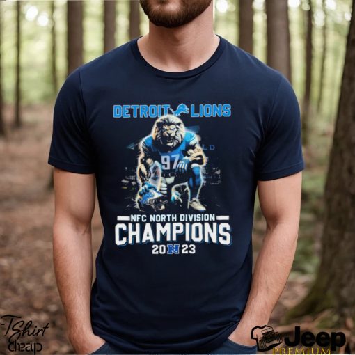 The King Lions Detroit Lions 2023 NFC North Division Champions Shirt