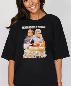 The King Peyton Manning And The Queen Dolly Parton Of Tennessee Rocky Top signatures Shirt