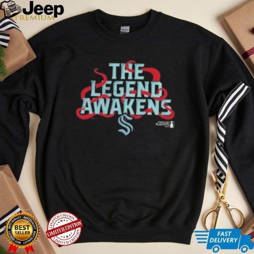 The Legend Awakens Seattle Kraken 2023 Stanley Cup Playoffs Shirt