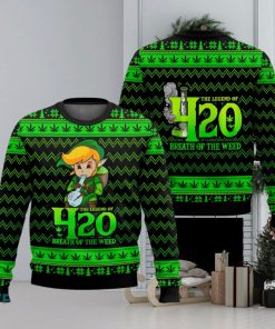 The Legend Of 420 Ugly Christmas Sweater 2023 Christmas Gift For Men And Women