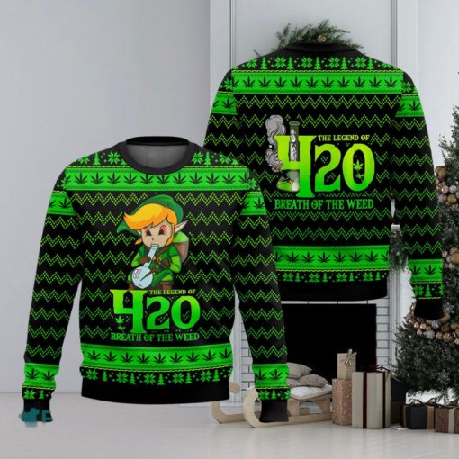 The Legend Of 420 Ugly Christmas Sweater 2023 Christmas Gift For Men And Women