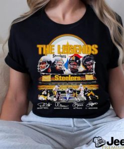 The Legends Pittsburgh Steelers Dwight White Dermontti Dawson Joe Greene signatures shirt