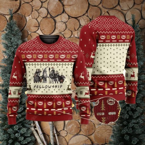 The Lord Of The Rings Ugly Christmas Sweater Fellowship Xmas Gift