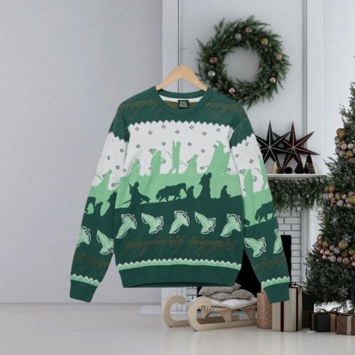 The Lord of the Rings Fellowship Silhouettes Holiday Sweater