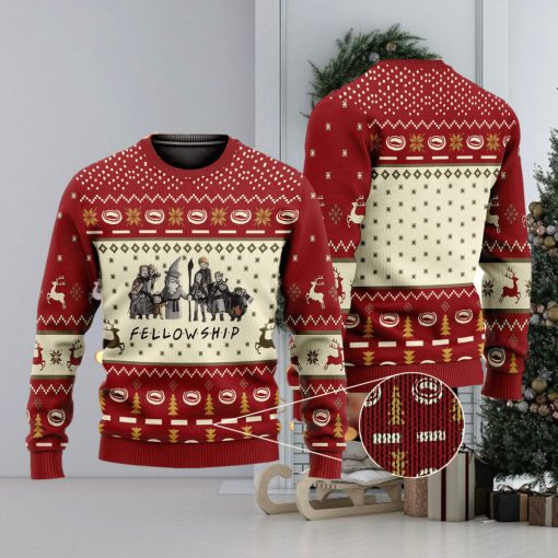 The Lord of the Rings Ugly LOTR Fellowship Ugly Gift Christmas 3D Sweater For Men And Women