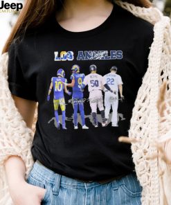 The Los Angeles Sports Team Players Signatures Shirt