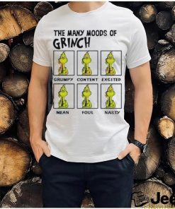 The Many Moods Of Grinch Shirt