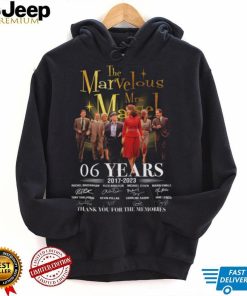 The Marvelous Mrs Maisel 06 years 2017 2023 thank you for the memories signatures shirt