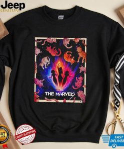 The Marvels cats poster shirt