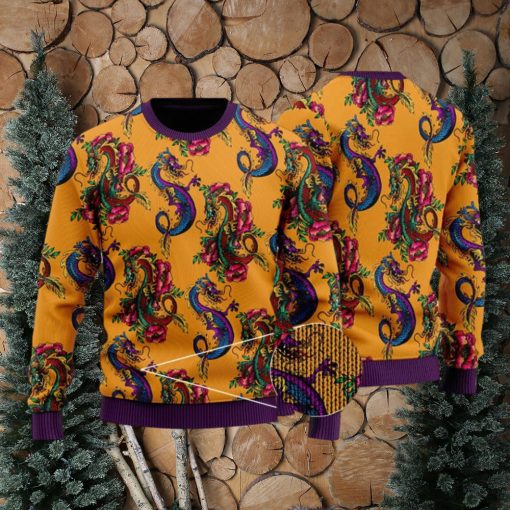 The Mighty Shenron Colorful Artwork DBZ Ugly Sweater