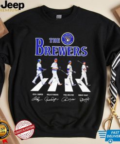 The Milwaukee Brewers Abbey Road signatures shirt