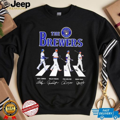 The Milwaukee Brewers Abbey Road signatures shirt