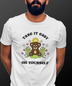 The Mindful Butterflyy take it easy on yourself shirt