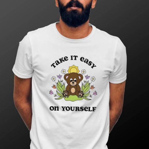 The Mindful Butterflyy take it easy on yourself shirt